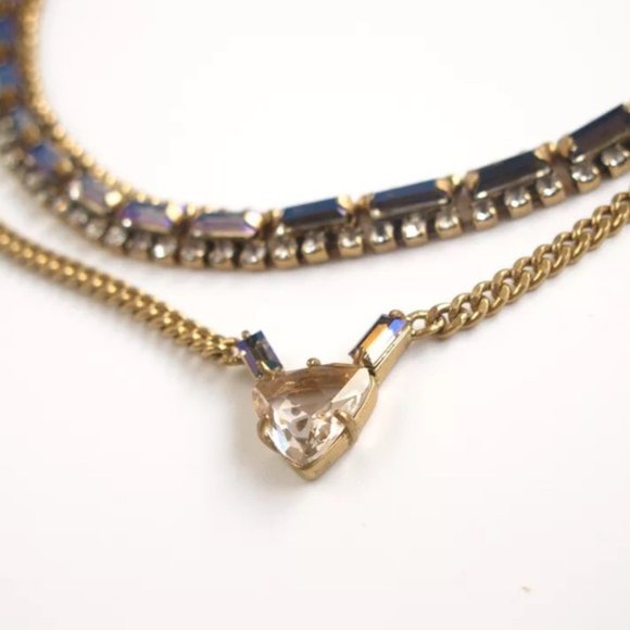 Stella & Dot X Rebecca Minkoff  | Vintage Gold +Crystal "Pixie" Choker N… - Picture 10 of 10